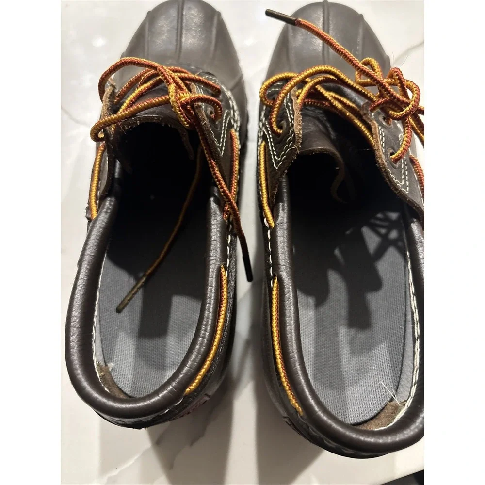 ll bean mens duck boots Mocs Size 8